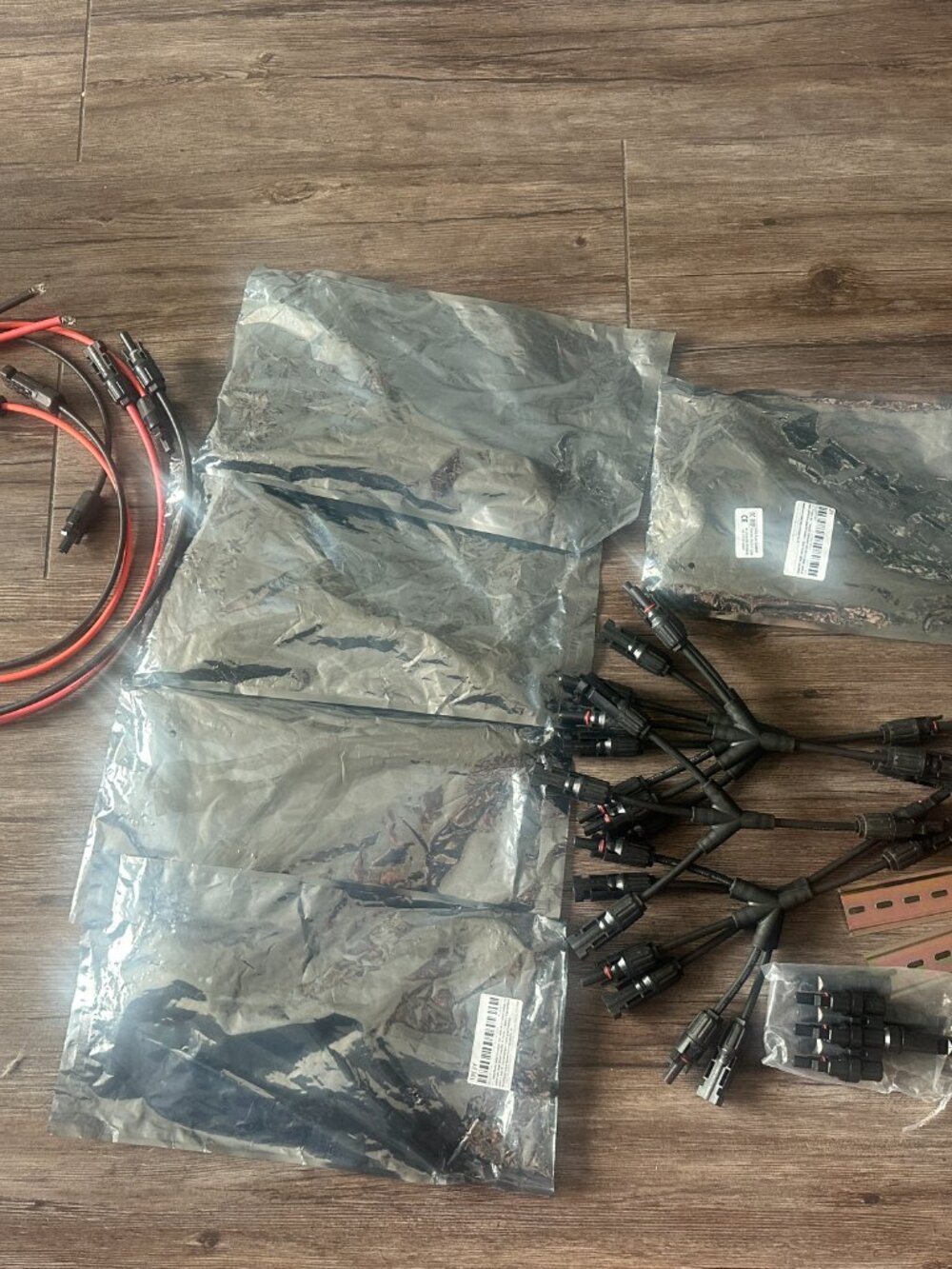 Solar MC4 Connectors Y Splitter Cable Lot 10+ Pairs + Wires PV Panel Extension - Picture 6 of 8